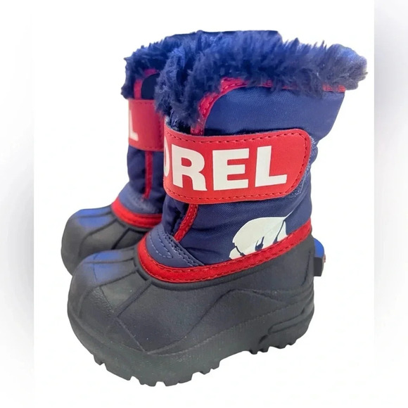 NEW Sorel Kids Commander Insulated Waterproof Boots - Picture 2 of 5